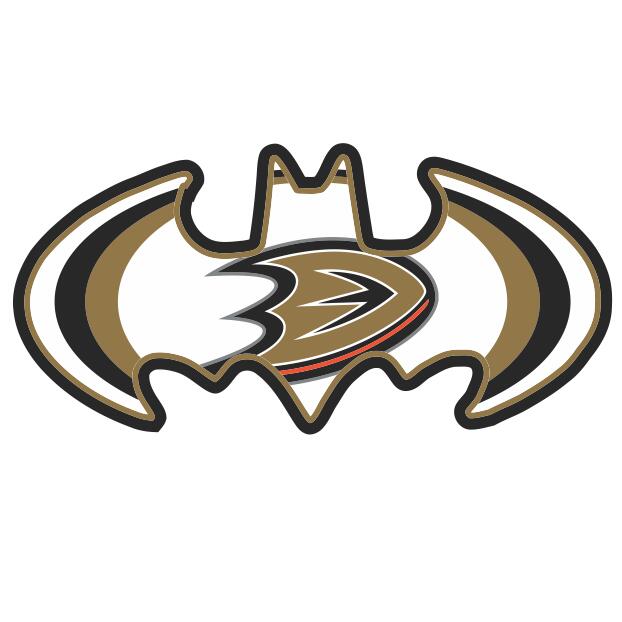 Anaheim Ducks Batman Logo iron on heat transfer